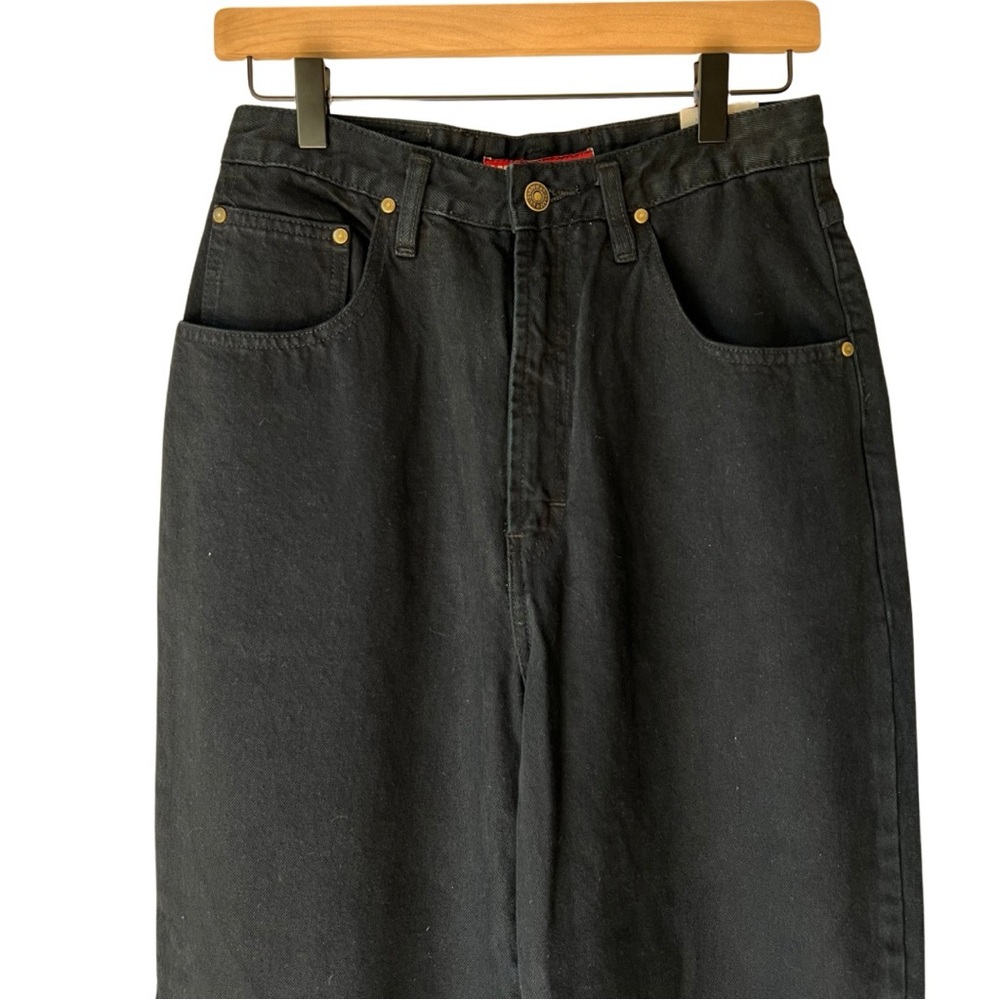 Vintage 90s Unionbay Black High Rise Baggy Jeans Women’s Size 11 NWT Y2K - Picture 2 of 15